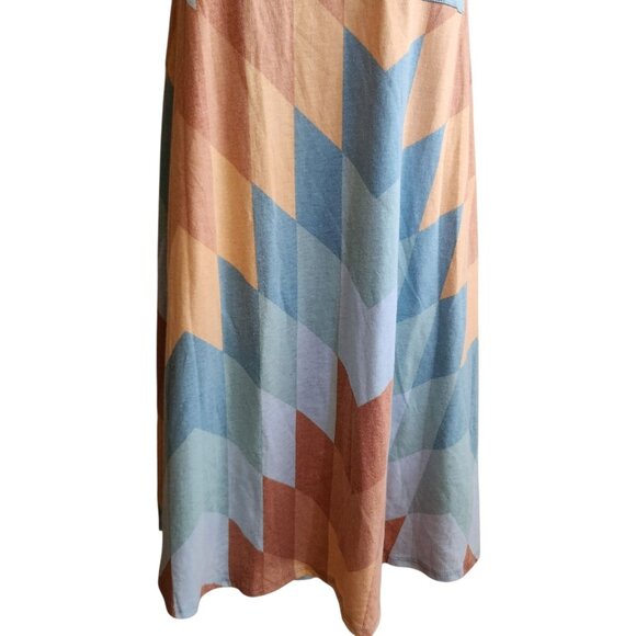 Lularoe Dress Women's S Aztec Carli Southwestern Comfy Stretch Geometric - Picture 7 of 9